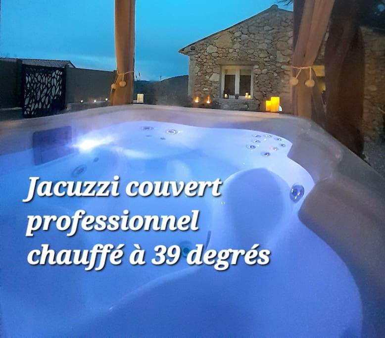 L'Antre Deux Pierres, Romantisme, Jacuzzi Exterieur, Plateau Dinatoire Bouyon Kültér fotó